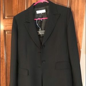Black Pinstriped suit